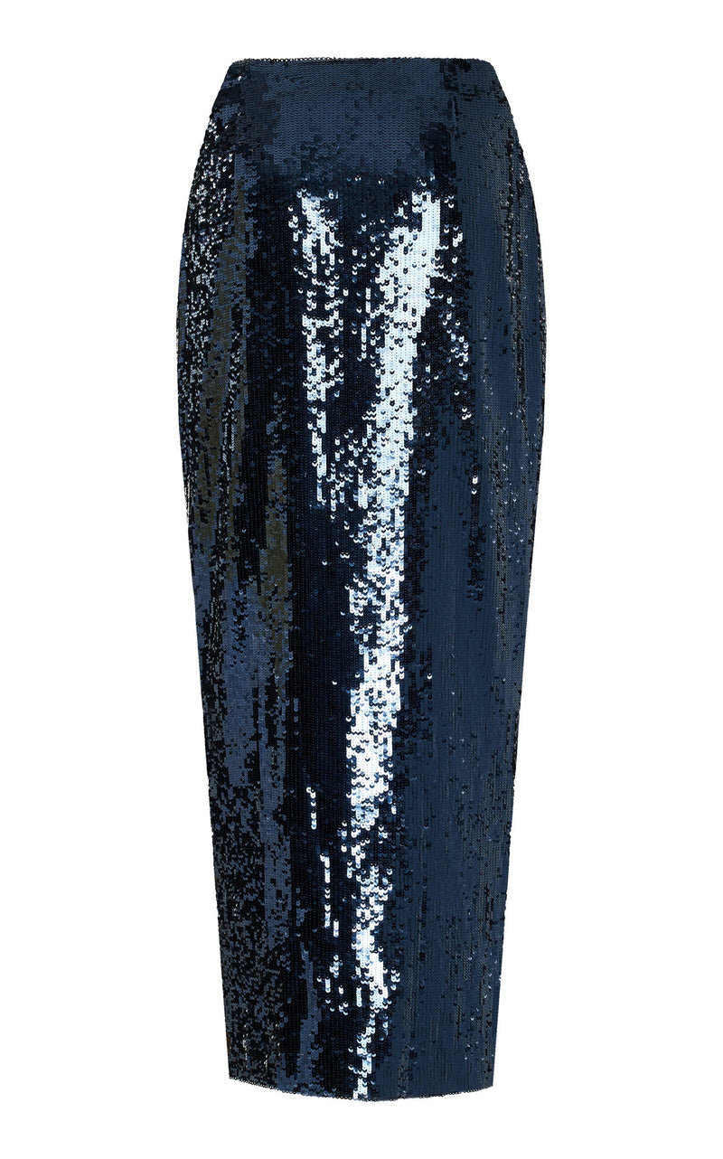 Emery Sequin Silk Skirt