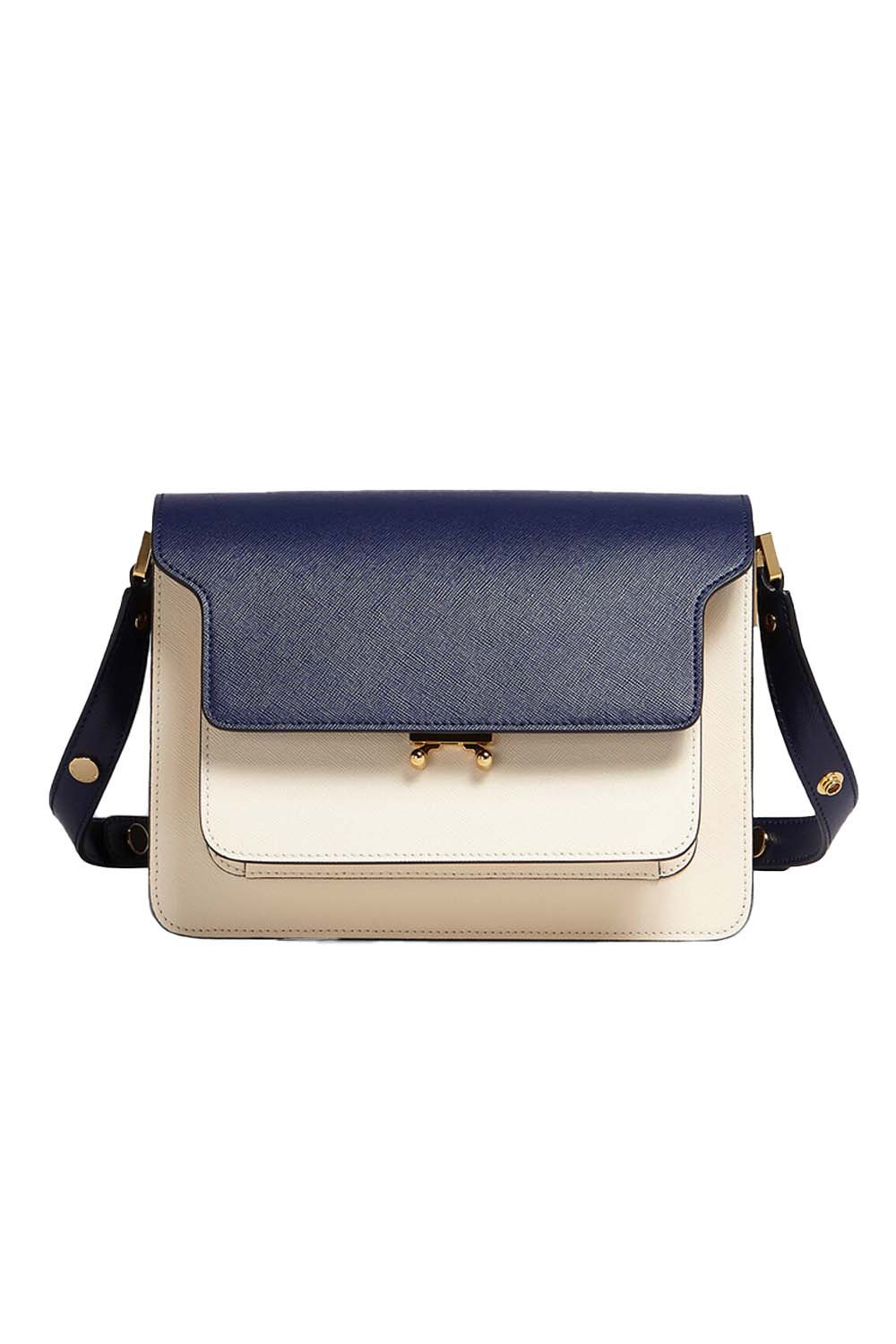 Marni - Trunk Medium Bag with Logo Strap