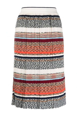 Space-Dyed Plisse Skirt