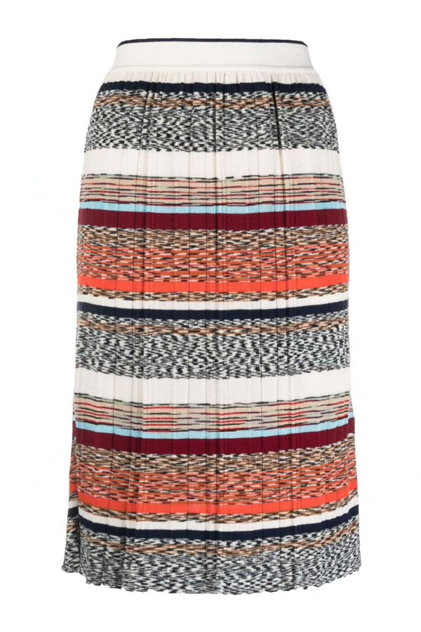 Space-Dyed Plisse Skirt