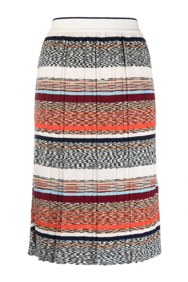 Space-Dyed Plisse Skirt