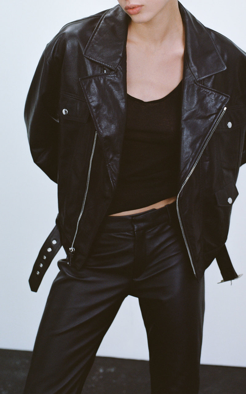 Evan Leather Pant