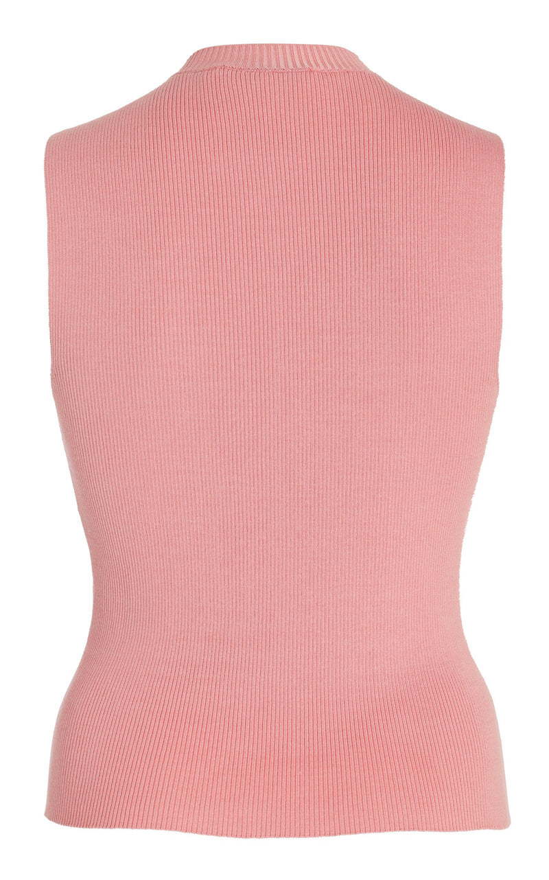 Ribbed Silk Blend Tank