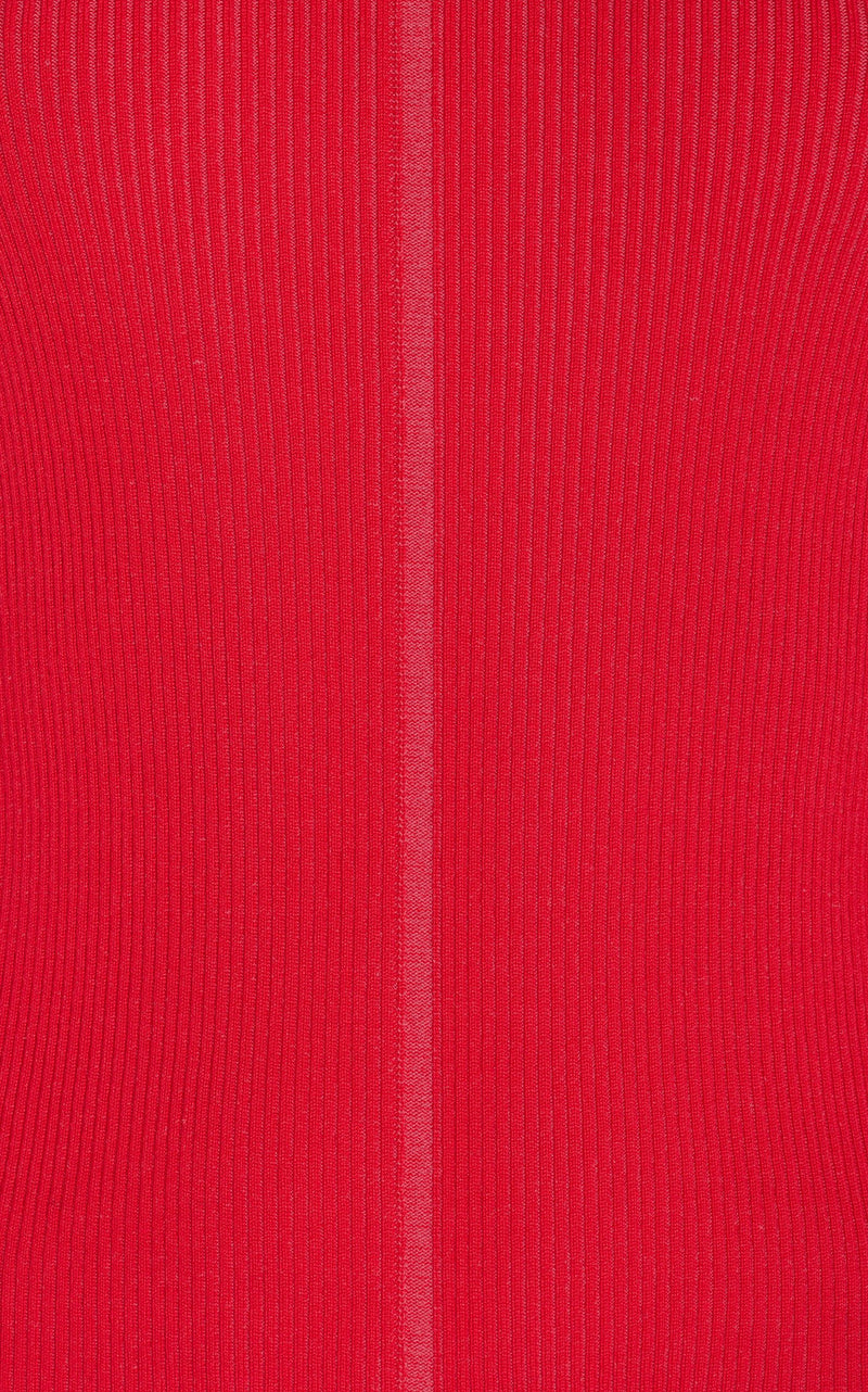 Short Sleeve Silk Blend Ribbed Knit