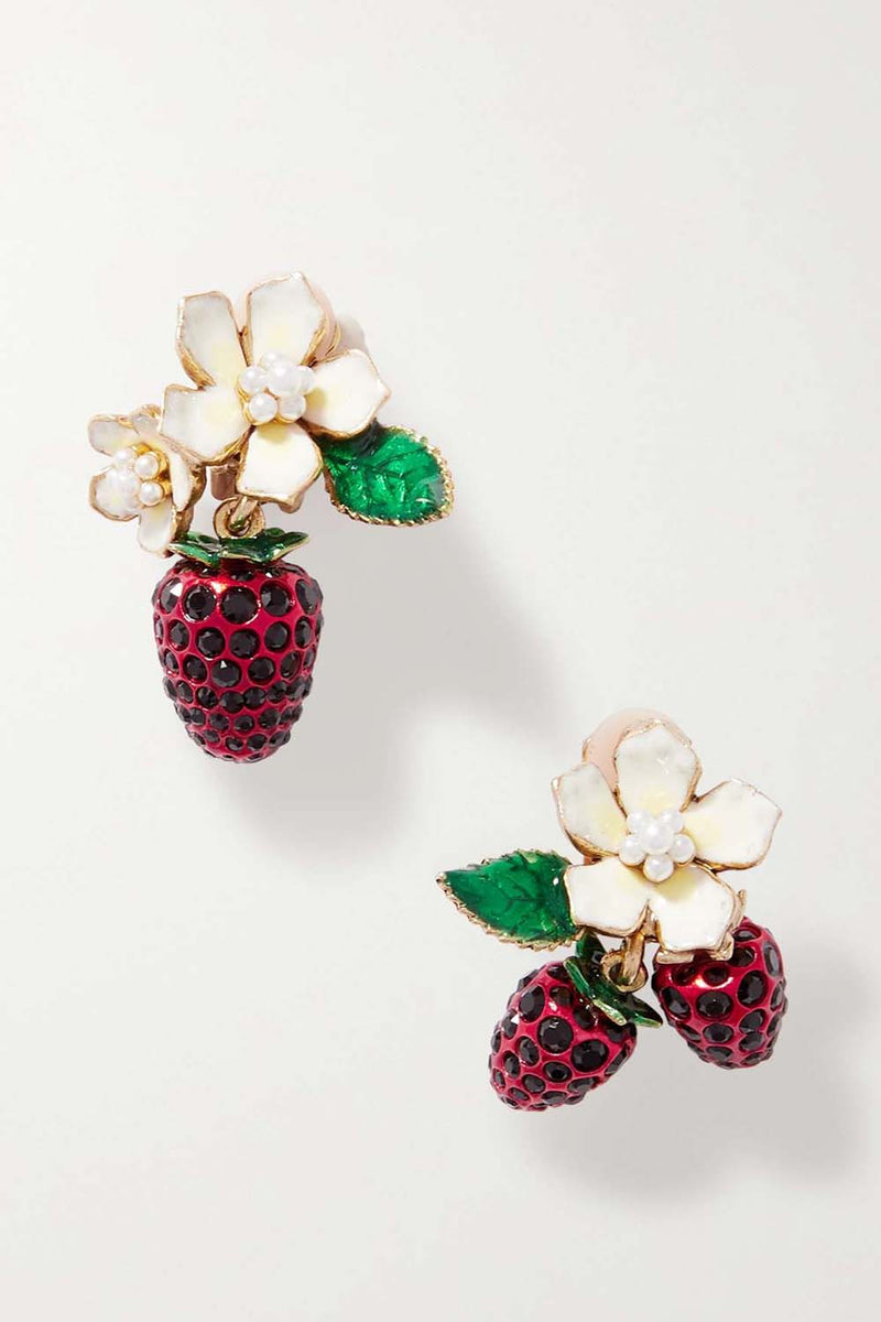 Oscar de la renta earring sale