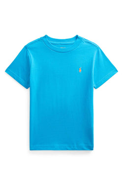 Cotton Jersey Crew Neck T-Shirt