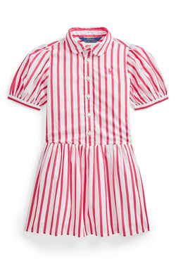 Poplin Stripe Shirt Dress