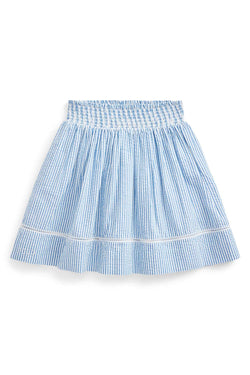 Smock Seersucker Skirt