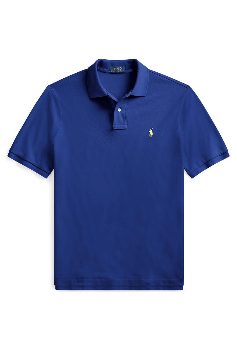 Slim Fit Mesh Polo Shirt