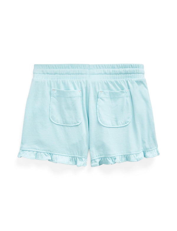 Ruffled Cotton Jersey Short