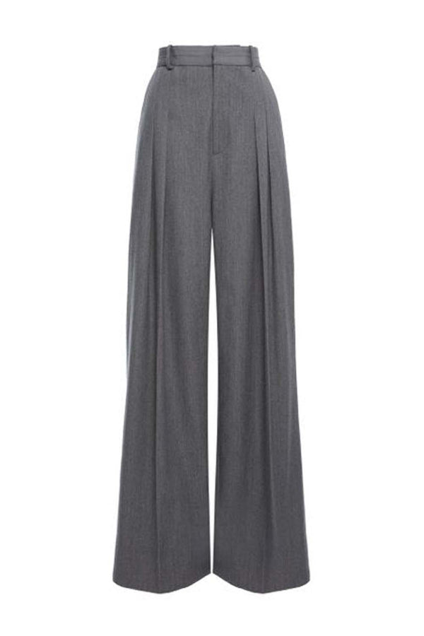 Pleat Cotton Pants