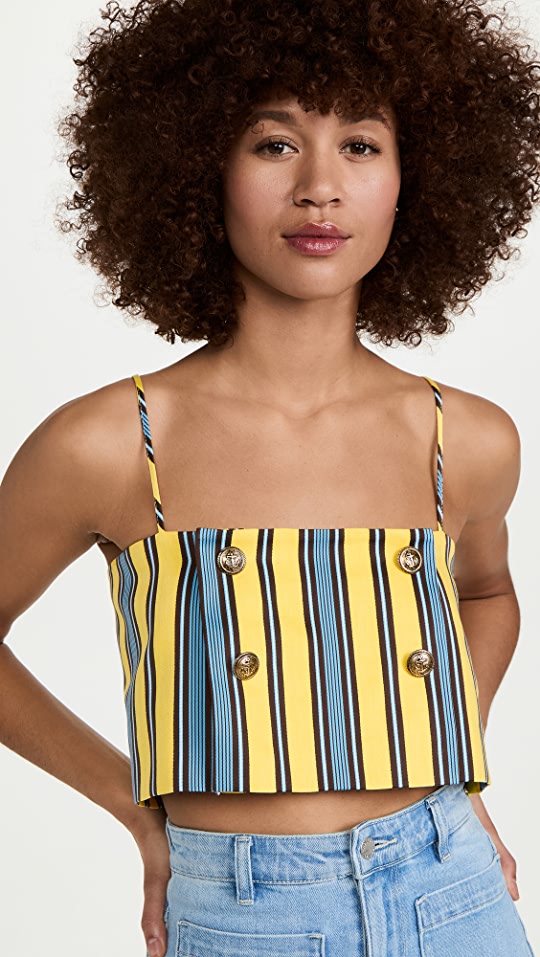 Pleated Easy Bandeau Top