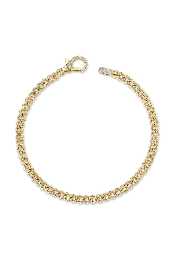 Diamond Pave Baby Link Bracelet