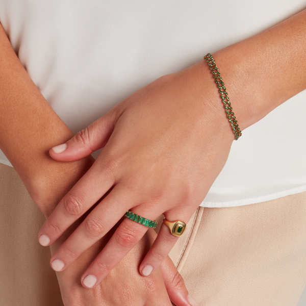 Emerald Eternity Band