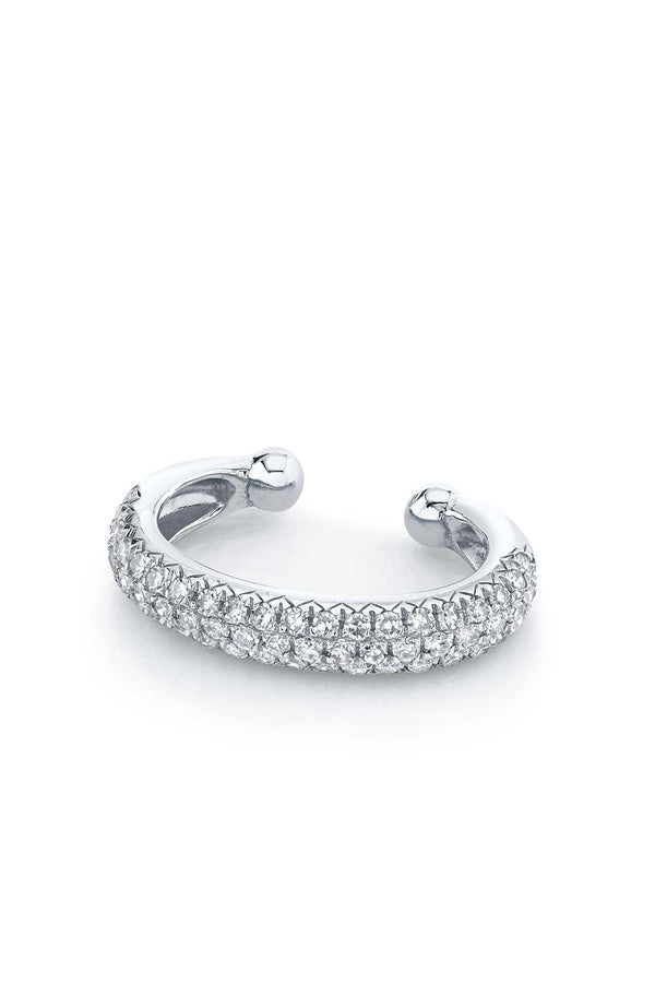 Diamond Jumbo Pave Ear Cuff