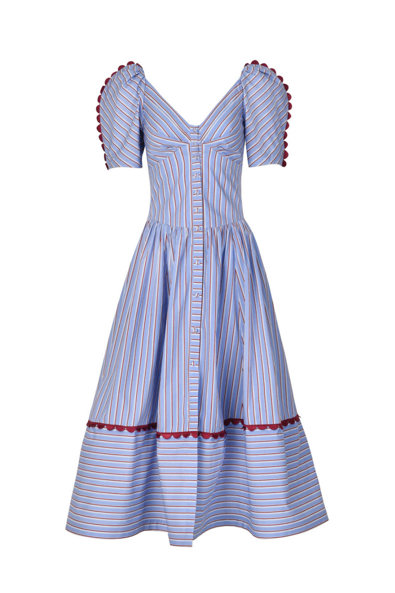 Anika Cotton Stripe Dress