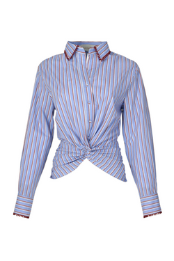 Arielle Cotton Stripe Shirt