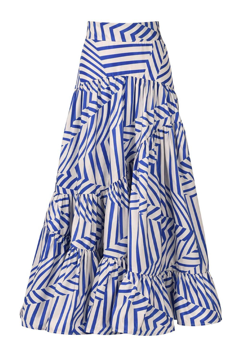 Blake Multi Directional Stripe Skirt