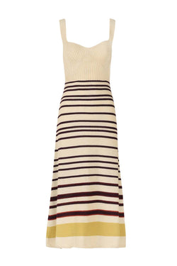 Miuriel Stripe Knit Dress