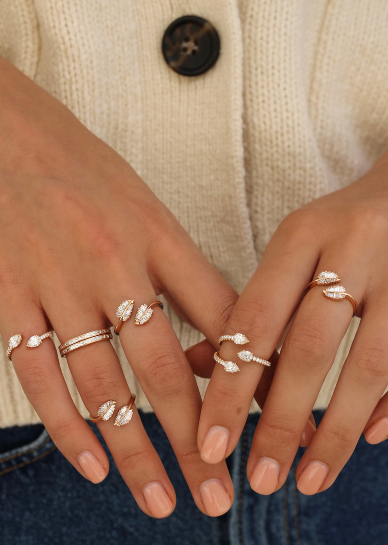 Small Palm Leaf Ring