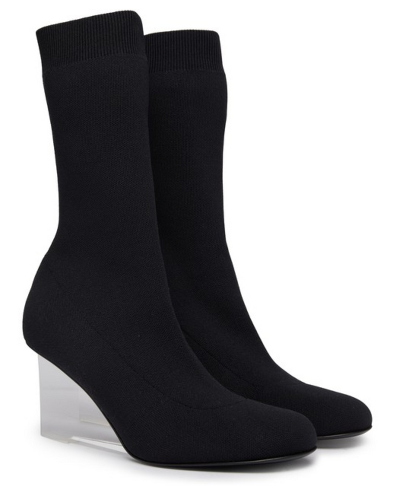 Stretch knit cheap sock boots