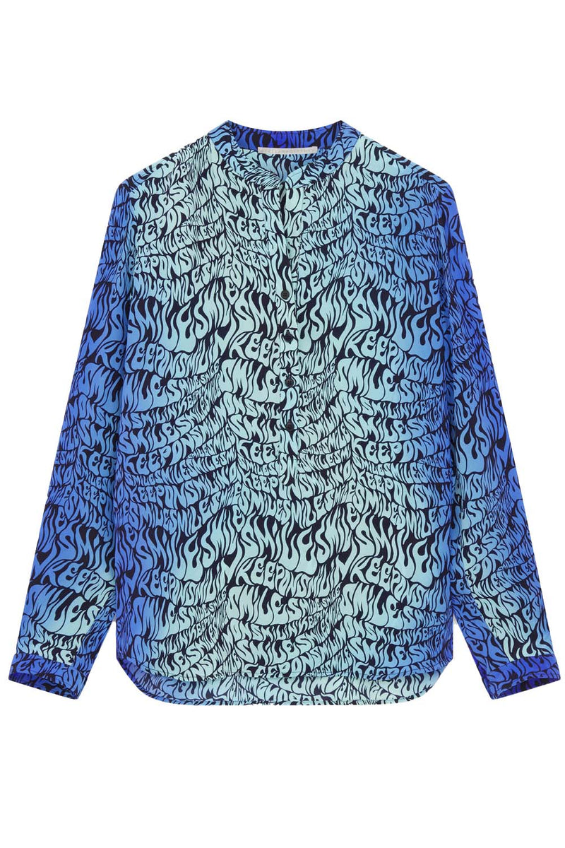 Eva Silk Print Shirt