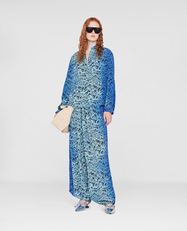 Eva Silk Print Shirt
