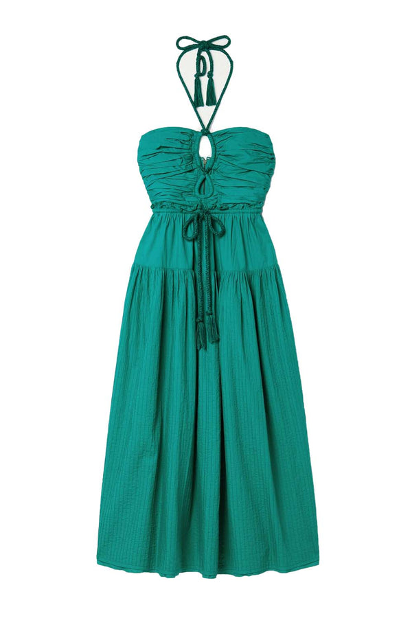 Emmaline Cotton Halter Dress
