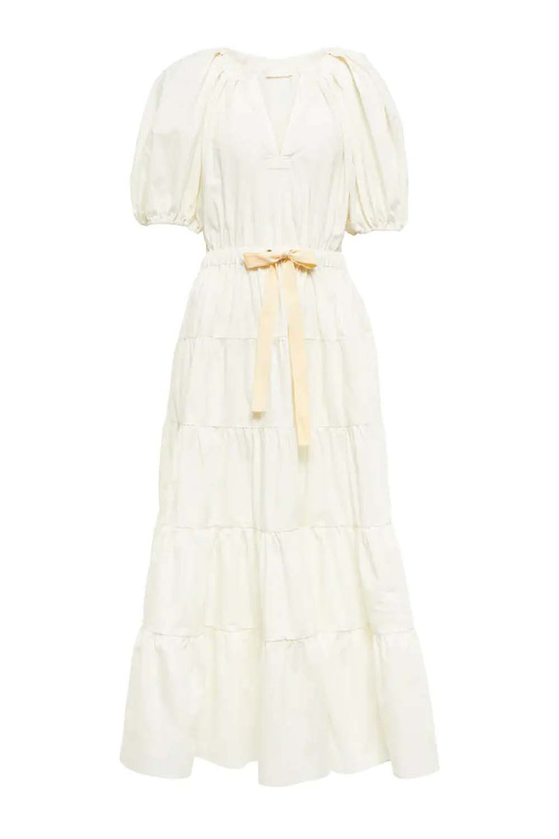Olina Cotton Midi Dress