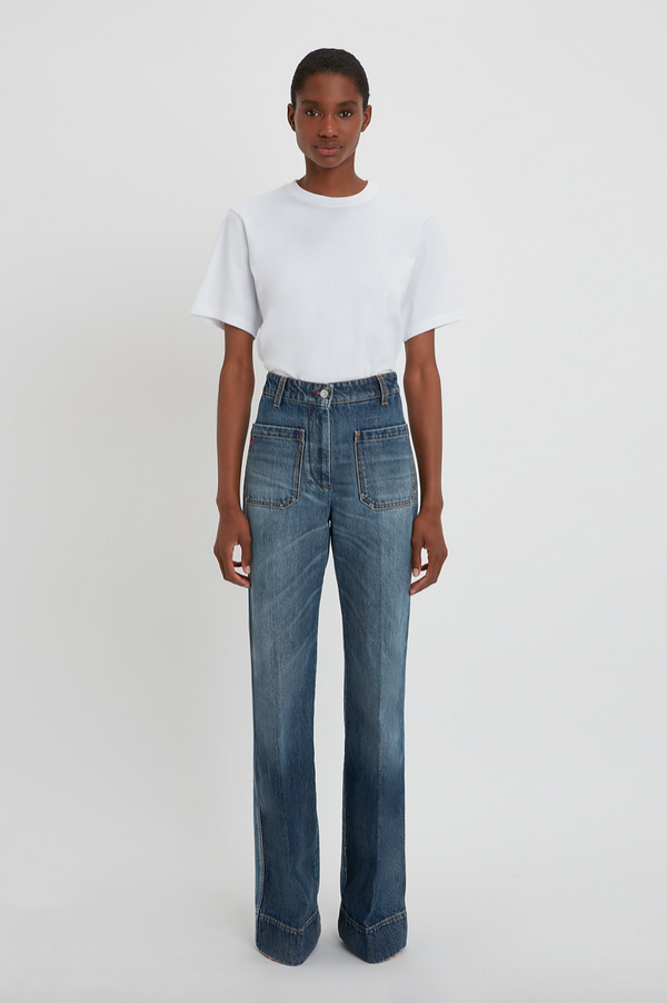 Alina Washed Indigo Jean