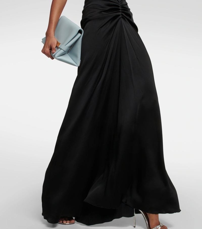 Floor Length Gathered Dress