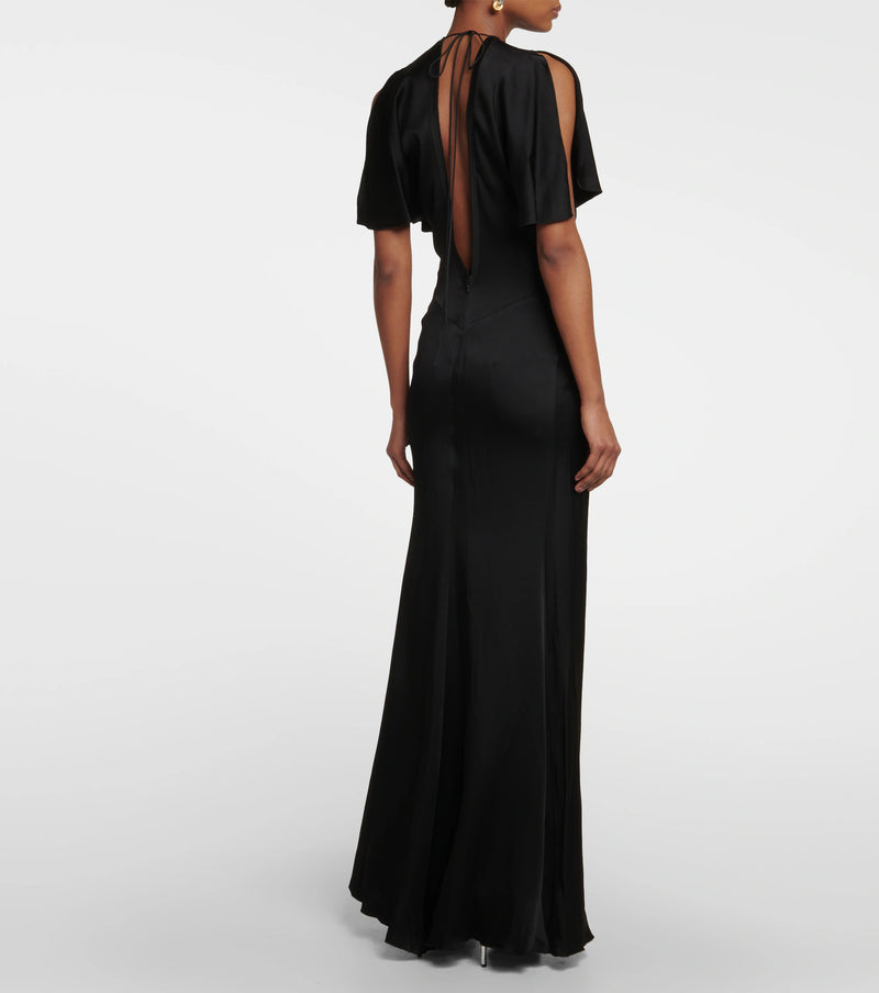Floor Length Gathered Dress