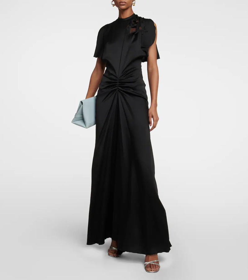 Floor Length Gathered Dress