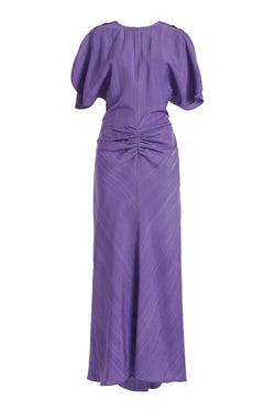 Gathered Waist Midi Dress