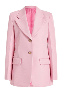High Button Twill Jacket