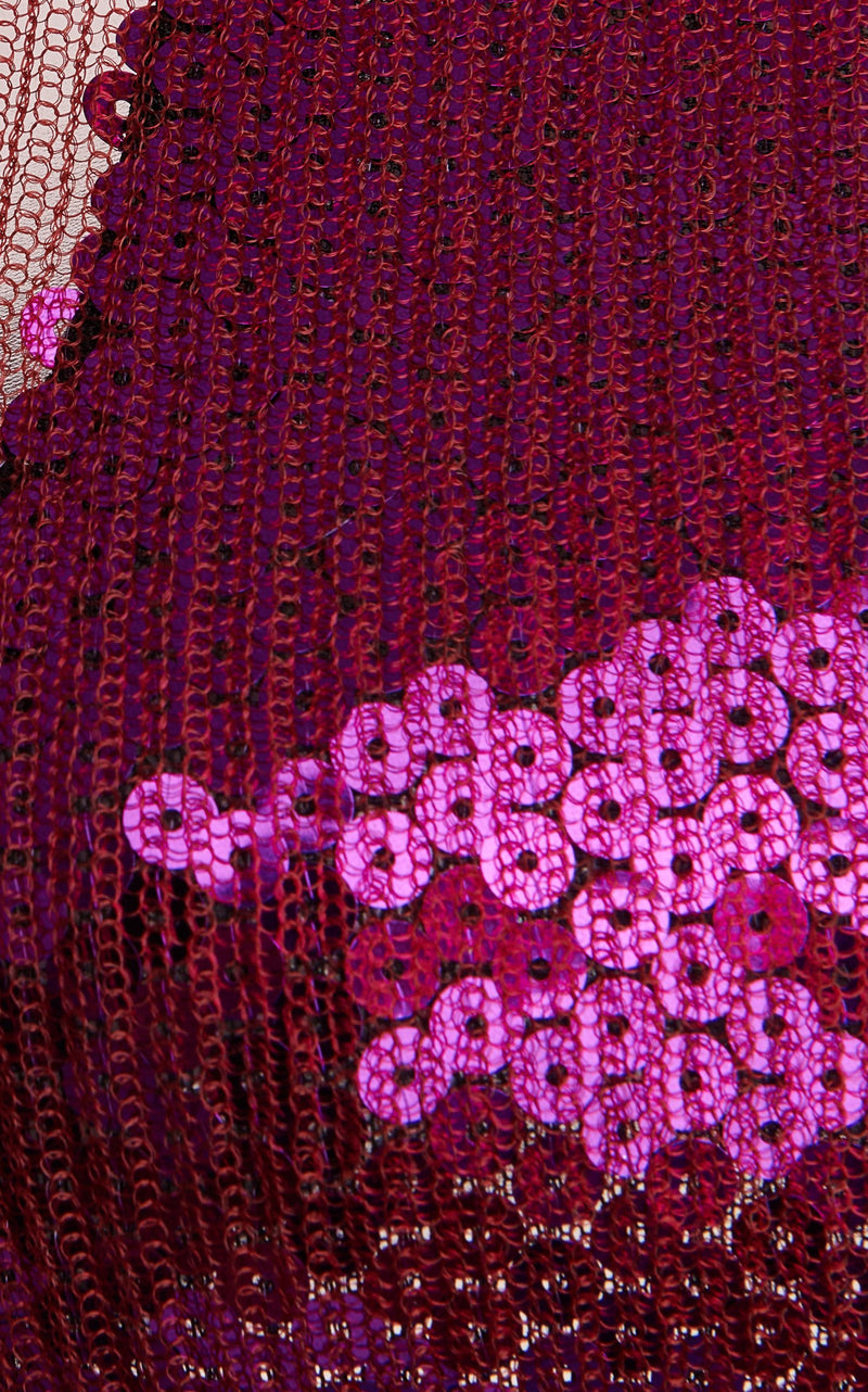 Knit Overlay Sequin Dress