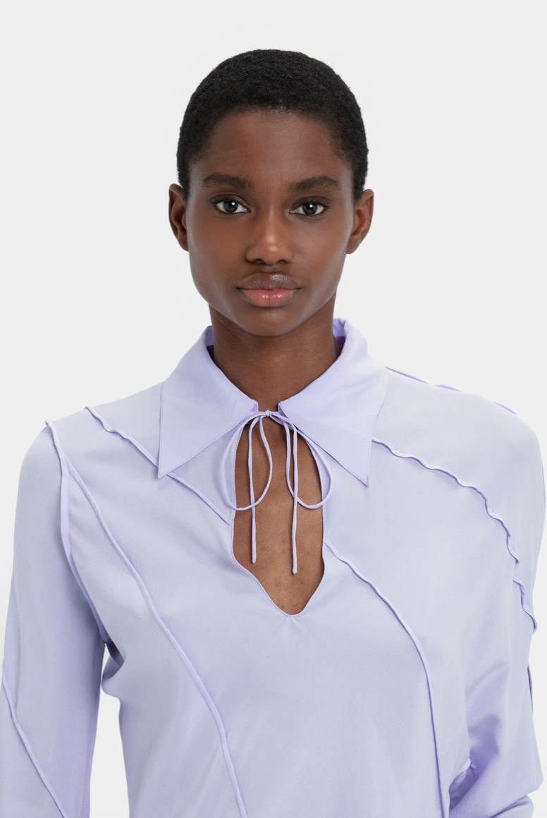 Spiral Seam Bias Top