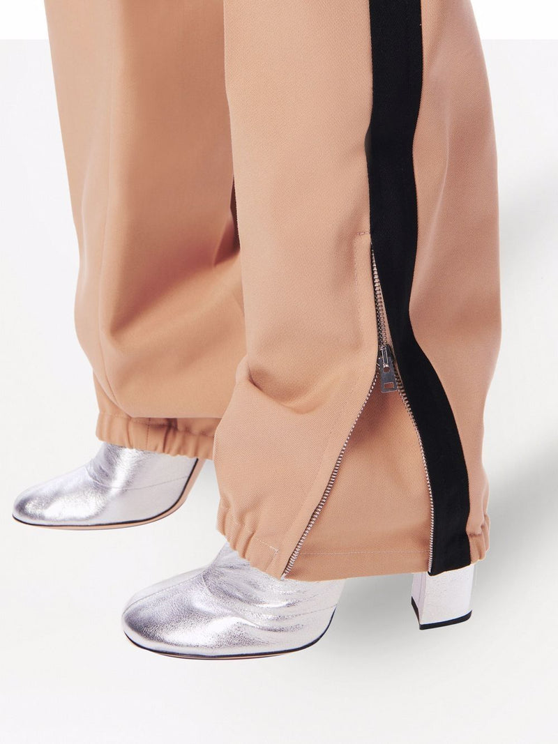 Slim Leg Zip Detail Trousers