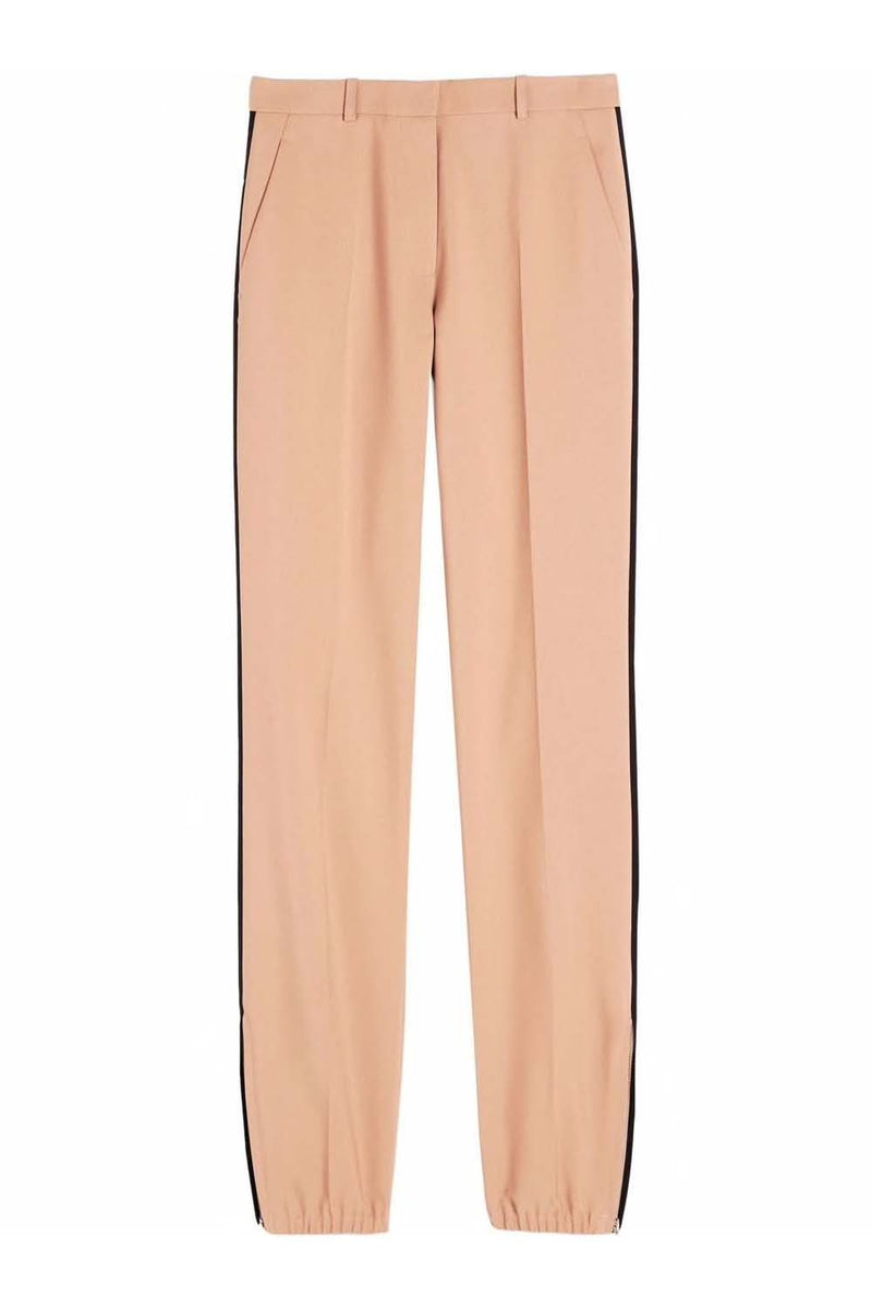 Slim Leg Zip Detail Trousers