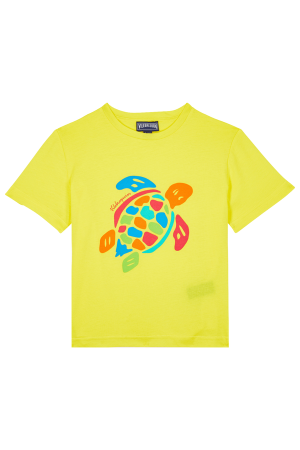 Boys Cotton Organic Turtle T-Shirt