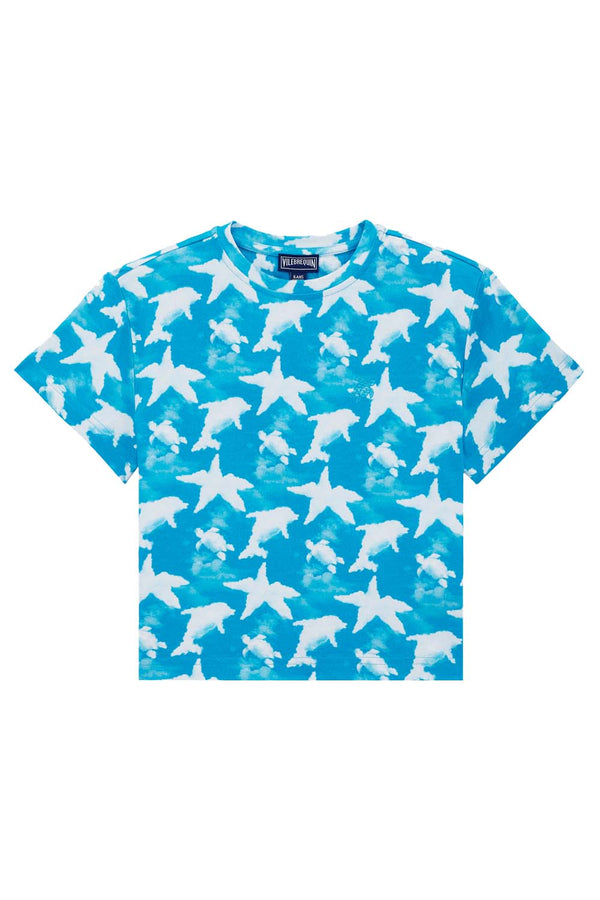 Boys Teddy Cloud Print T-Shirt