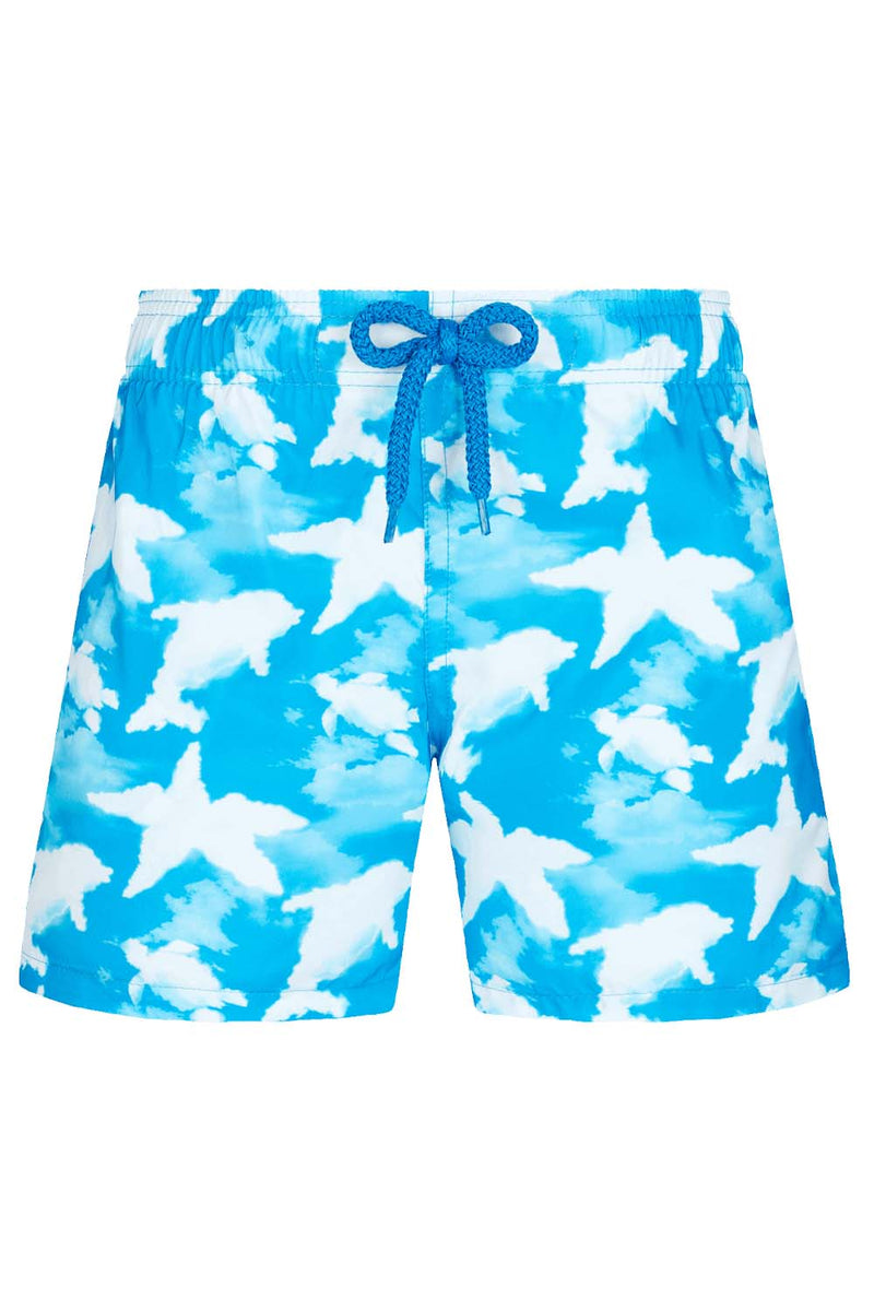 Boys Jihin Cloud Print Swim Shorts