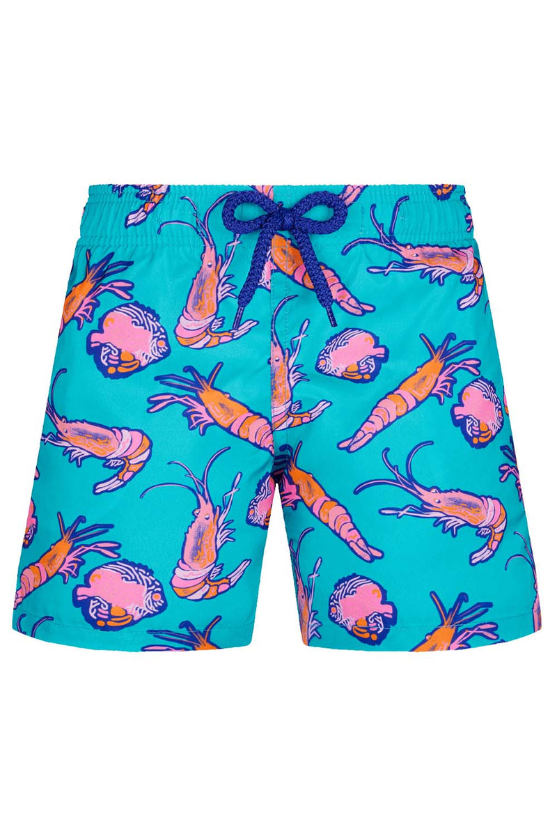 Boys Jihin Prawn And Fish Swim Shorts